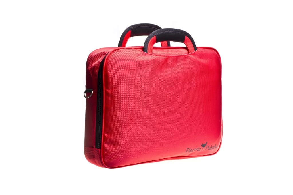 Red Laptop Bag Electric Pukeko Hats